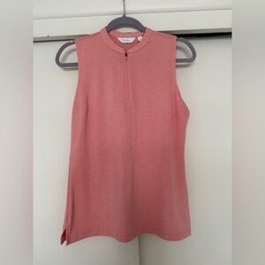 NWOT WALTER HAGEN WOMEN’S SLEEVELESS GOLF TOP PEACH SIZE SMALL LOOSE FIT